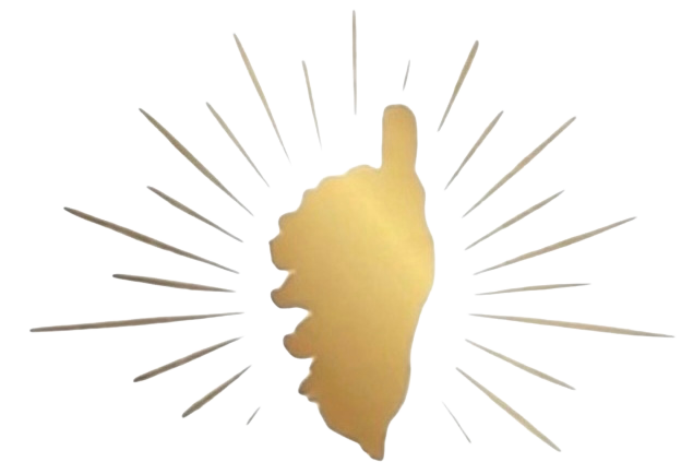 Symbole corse doré